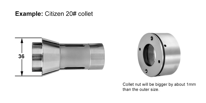 collet and collet sleeve nut