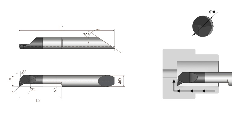 boring tool sketch